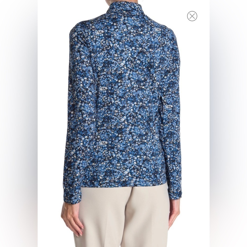 NWT By Design Turtleneck Long Sleeve Jersey Top - Picture 2 of 4